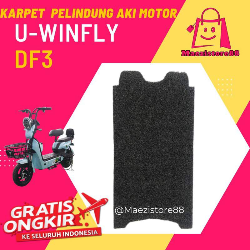 Karpet mie bihun sepeda listrik U winfly DF3
