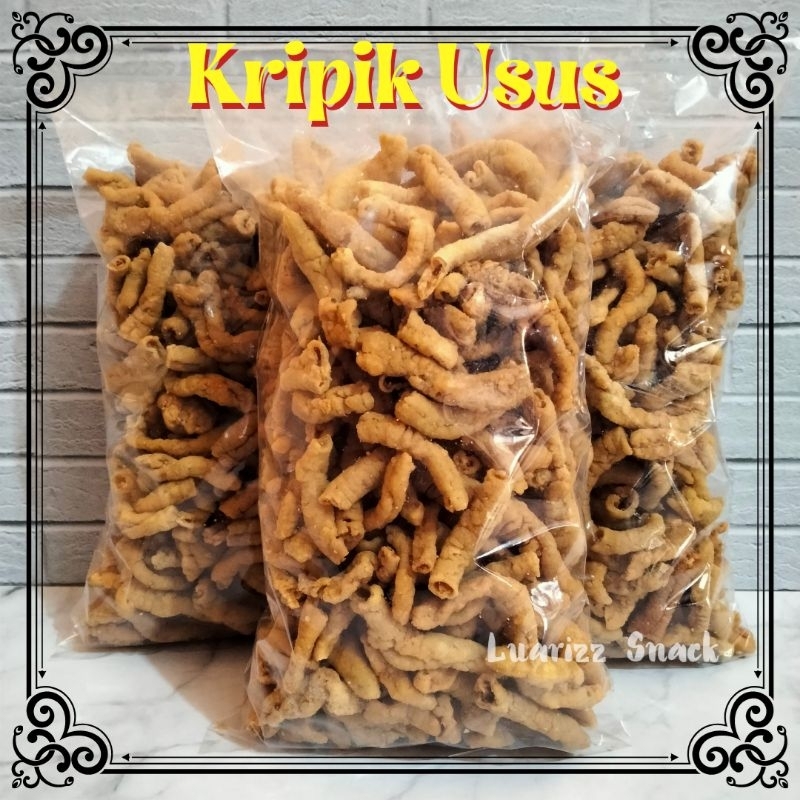 

250 gr Kripik Usus Crispy Gurih/Ori / Pedas / Balado Kiloan