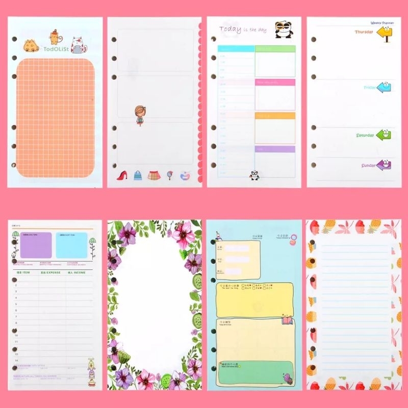 

[45lbr] Kertas binder A5 A6/ Kertas isi ulang binder A5 A6 / Loose leaf 1bks 45lbr