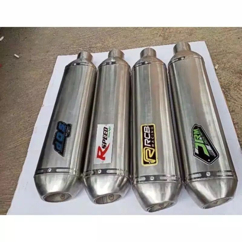 kenalpot kapsul jrm rcb RSPEED dos inlet 50mm bonus per klem