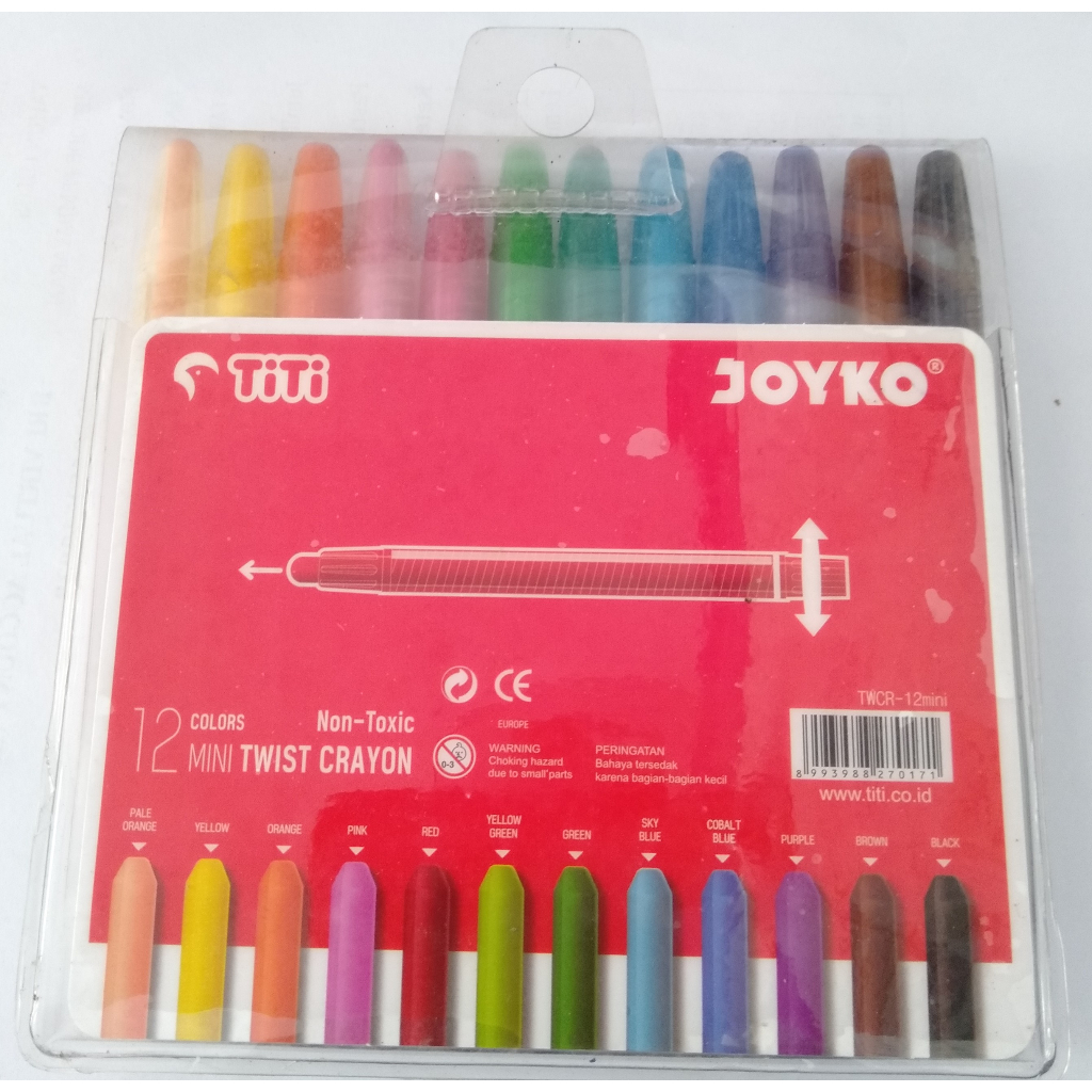 

KRAYON PUTAR/ TWIST CRAYON 12 WARNA