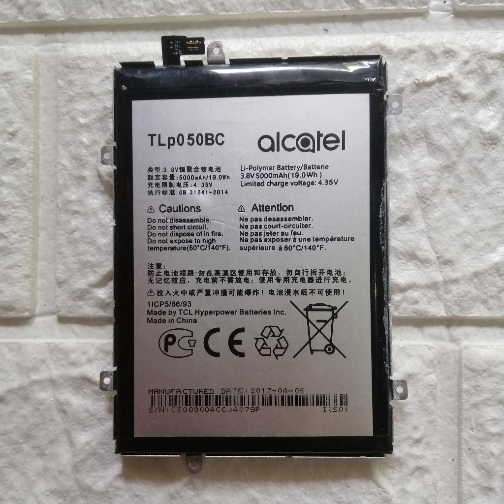Baterai Alcatel Pixi 4 Plus - TLp050BC Original | Battery Copotan HP