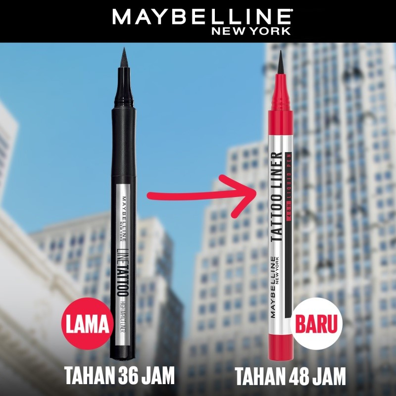 Maybelline Tattoo Liner 48H Liquid Pen Black