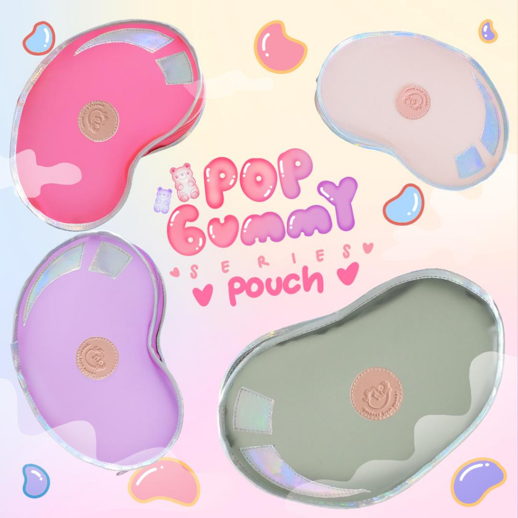 Gummy Pouch - Jelly Pouch – Pouch Serbaguna – Pouch Make Up