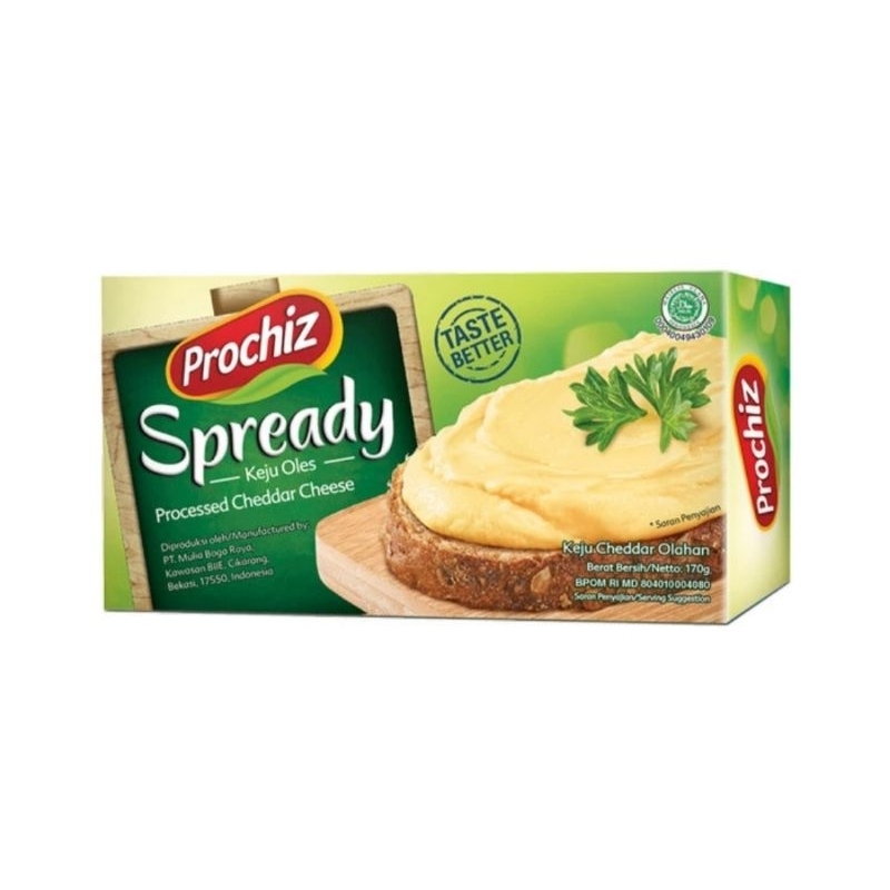 

Prochiz Spready Keju Oles 160gr Processed Cheddar Cheese Gurih Milky Enak