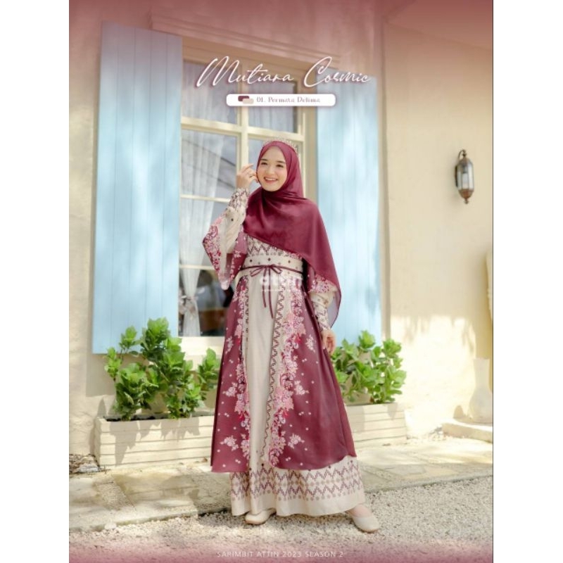 MUTIARA COSMIC DRESS BY ATTIN HIJAB