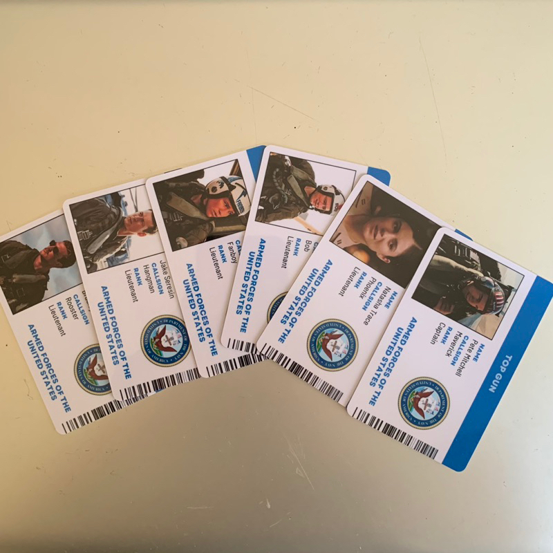 

TOP GUN MAVERICK ID CARD