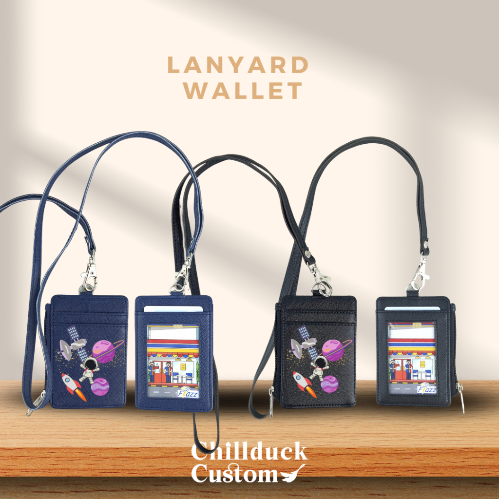 

Lanyard Wallet / Lanyard Custom UV Print / ID Card Custom / Premium Quality