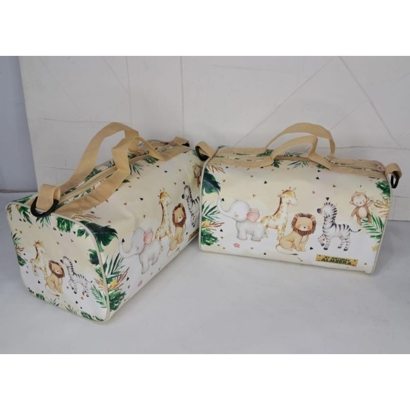 

square bag tas souvenir ulang tahun anak custom nama