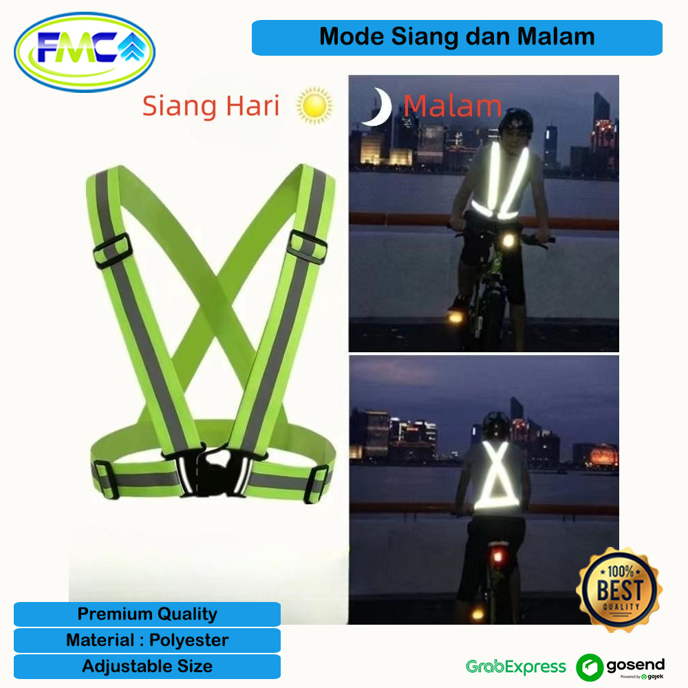 Tali Rompi Safety V Karet Elastis Rompi Proyek Olahraga Lari Vest Band Warna Rompi Pengaman