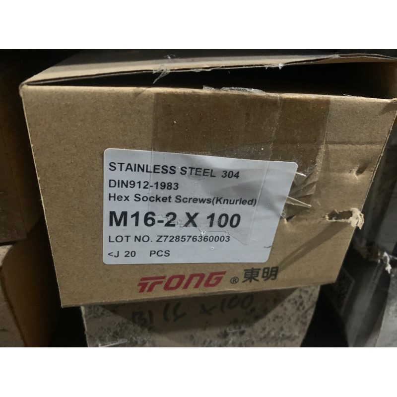 Baut L M16 x 100 (10cm)stainless 304 THE A2-70