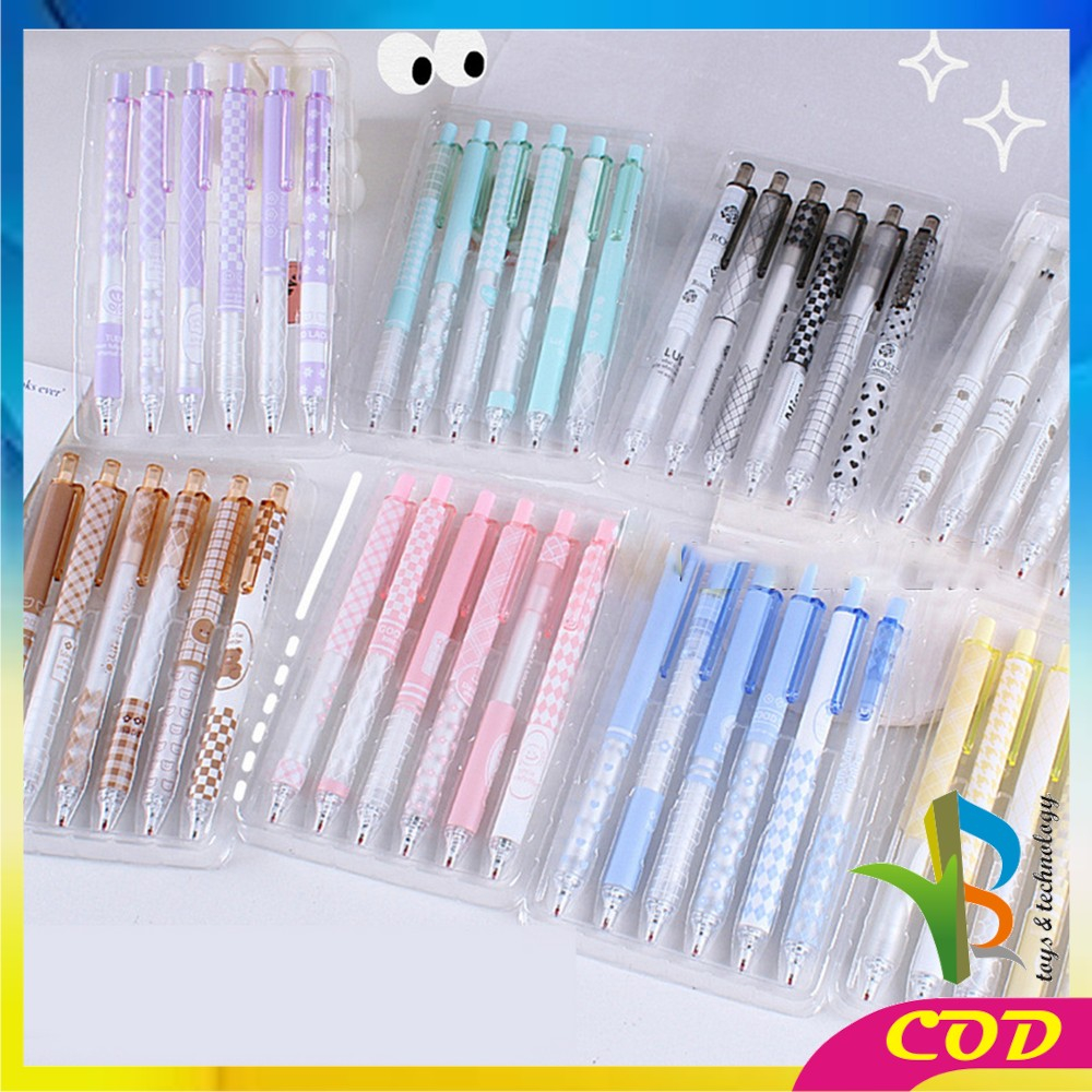 

RB-A69 Pulpen ST Set 6IN1 Motif Bunga 0.5MM / Pena Mekanik Alat Tulis Perlengkapan Sekolah / Retractable Pen Karakter Set / Pulpen Cetek Import