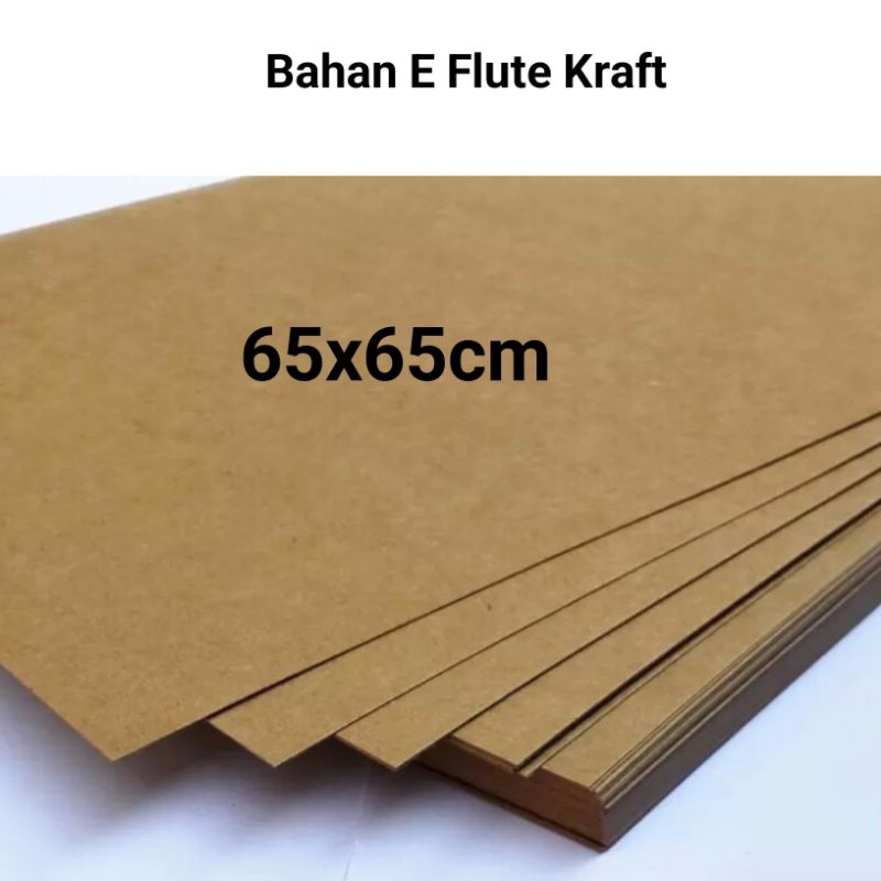 

Bahan Kraft E flute 65x65cm (15pc)