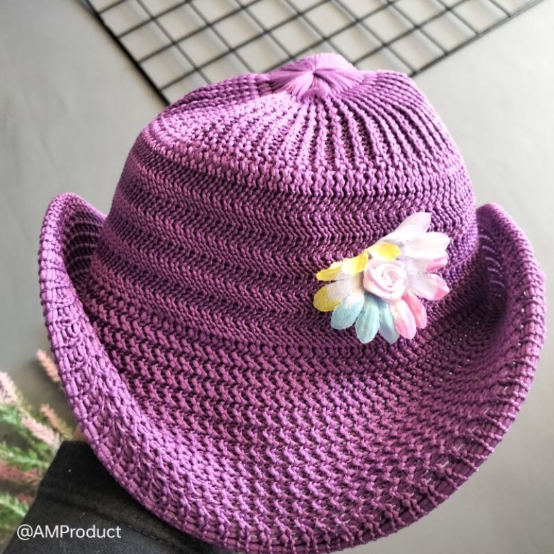 topi pantai dudukuy anak perempuan 1-3 tahun