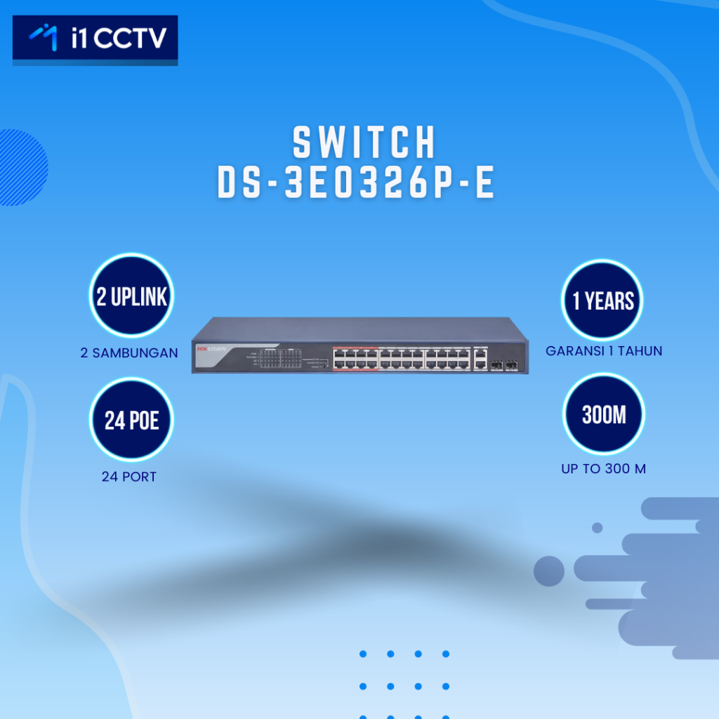 POE SWITCH HIKVISION DS-3E0326P-E