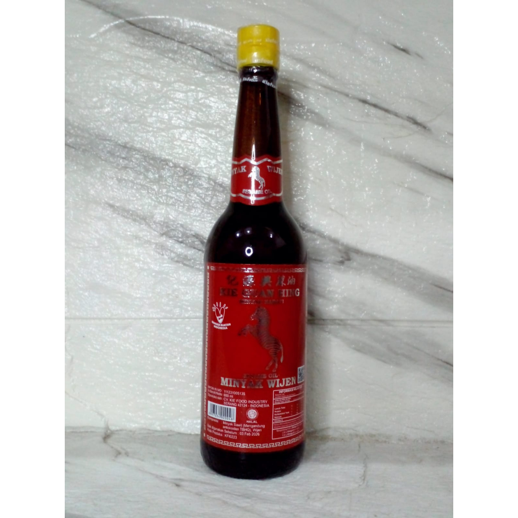 

Minyak Wijen Kie Guan Hing Zebra Halal 600ml
