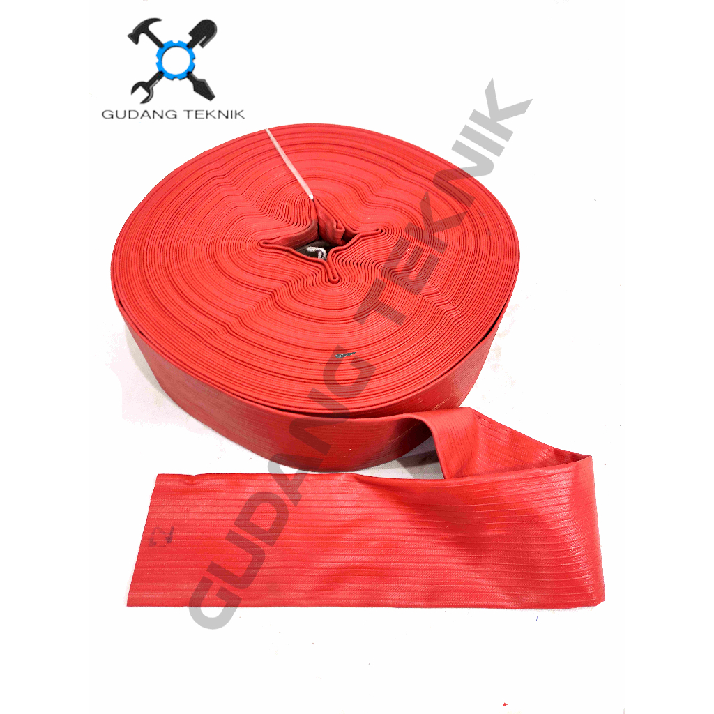 (SELANG 1Roll 50M) Selang Karet Irigasi Pompa Sawah 2" 3" 50 Meter 6 BAR PROQUIP 1 ROLL / Sunny Hose