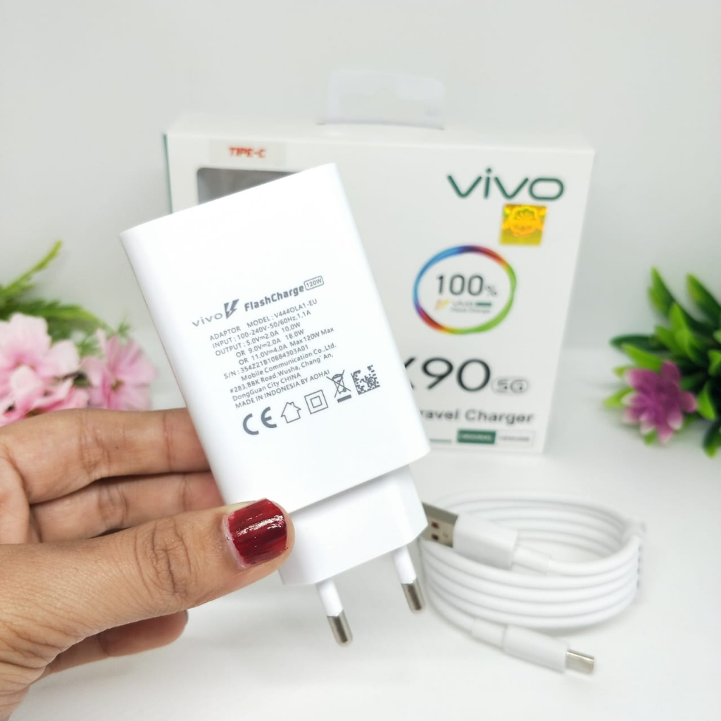 [MINIGO] CHARGER VIVO X90 5G 120W Fast charging ORIGINAL 100% universal for android smartphone