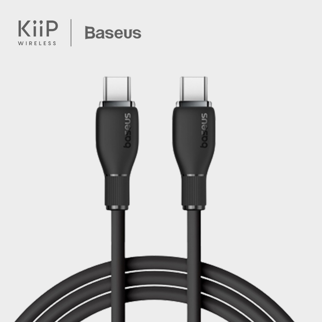 KiiP X Baseus Pudding Series Fast Charging Cable iPhone USB/Type-C Iphone/C To C 1.2M