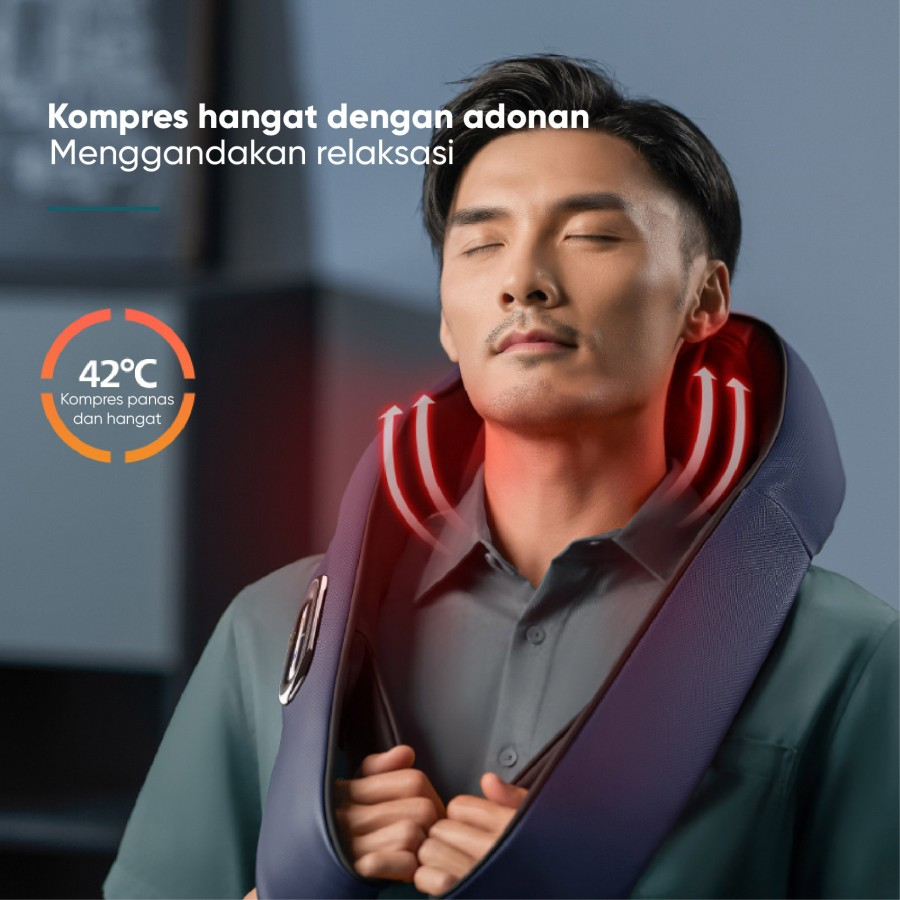 Philips PPM3521 3D Neck Massage Alat Pijat Leher Bahu Pundak Massager Pinggang Punggung Kaki