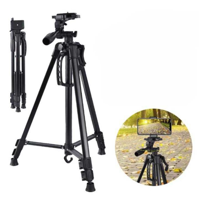 Tripod Kamera Hp Profesional Portabel Aluminium 50-140 cm