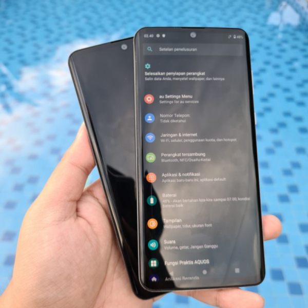 Promo SHARP AQUOS ZERO 2 256GB RAM 8GB ORIGINAL GARANSI - Mulus Putih Berkualitas