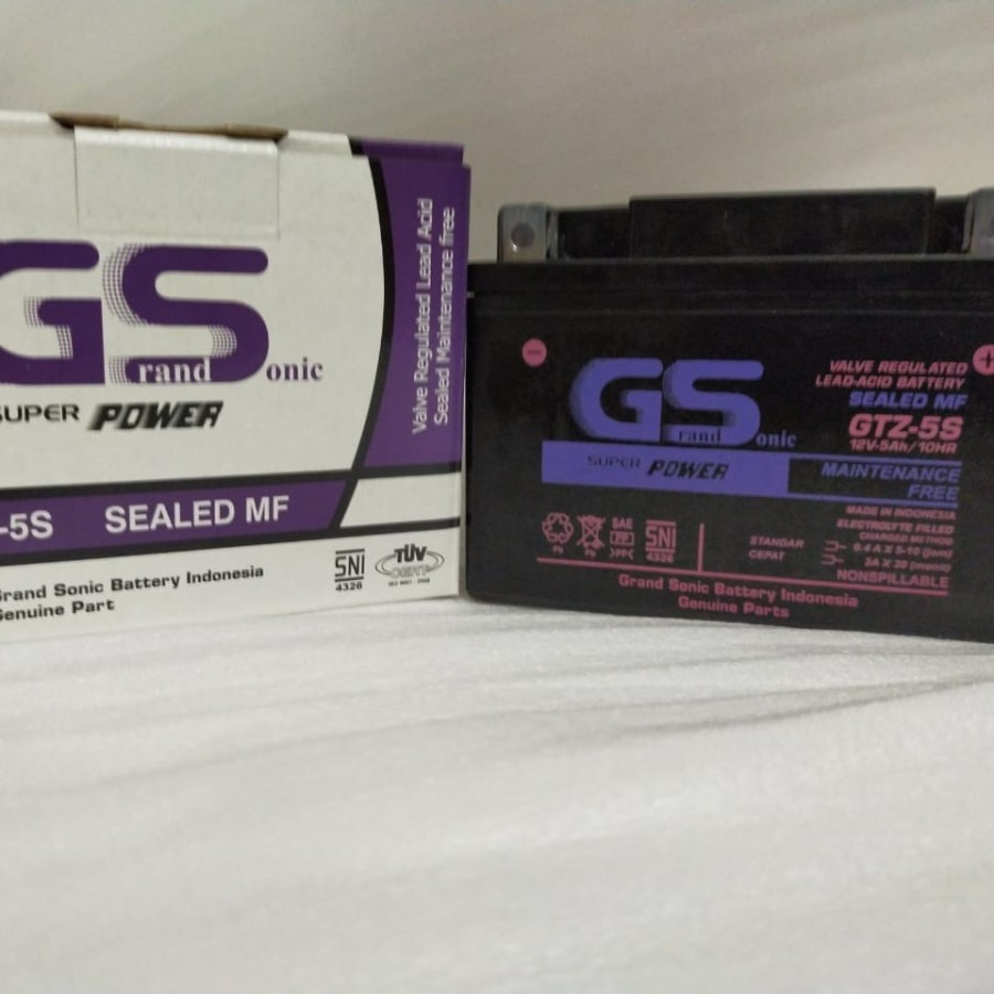 Aki Motor Battery Kering GS 5S MF