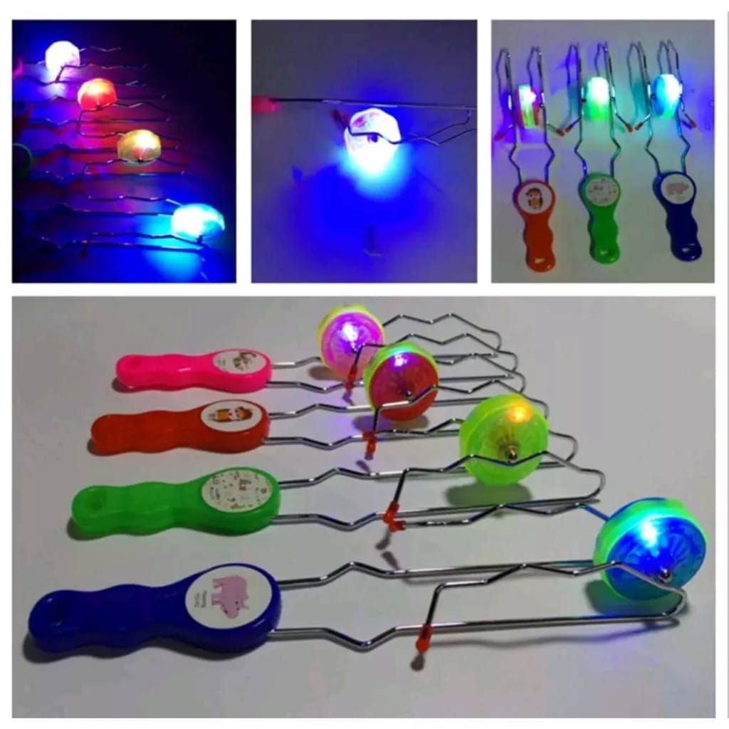 (FO) YOYO MAGIC GYRO MAGHNETIK LED MAINAN ANAAK GANGSING LAMPU AJAIB