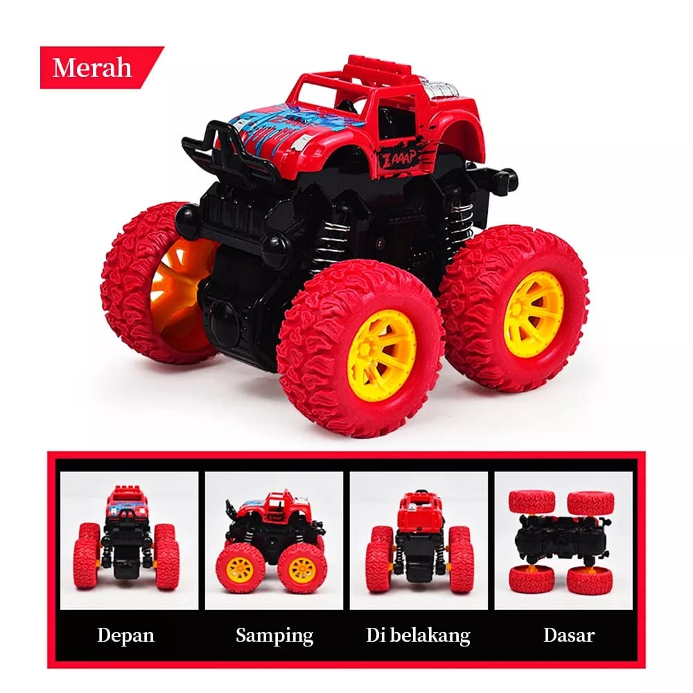 (FO) Mainan Mobil Anak Monster Zap Jip Off Road 4 Drive 360 Derajat / Monster Zap Mainan Mobil