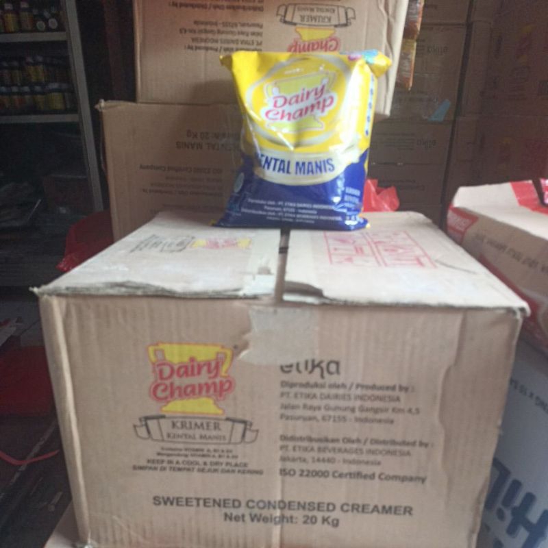 

SUSU DAIRY CHAMP 2.5 KG ( 1 KARDUS ) ISI 8 BANTAL X 2.5 KILOGRAM
