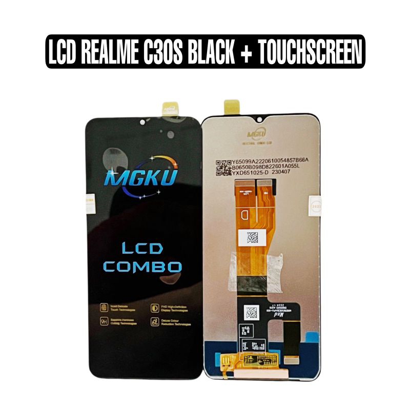 LCD REALME C30S + TOUCHSCREEN BLACK