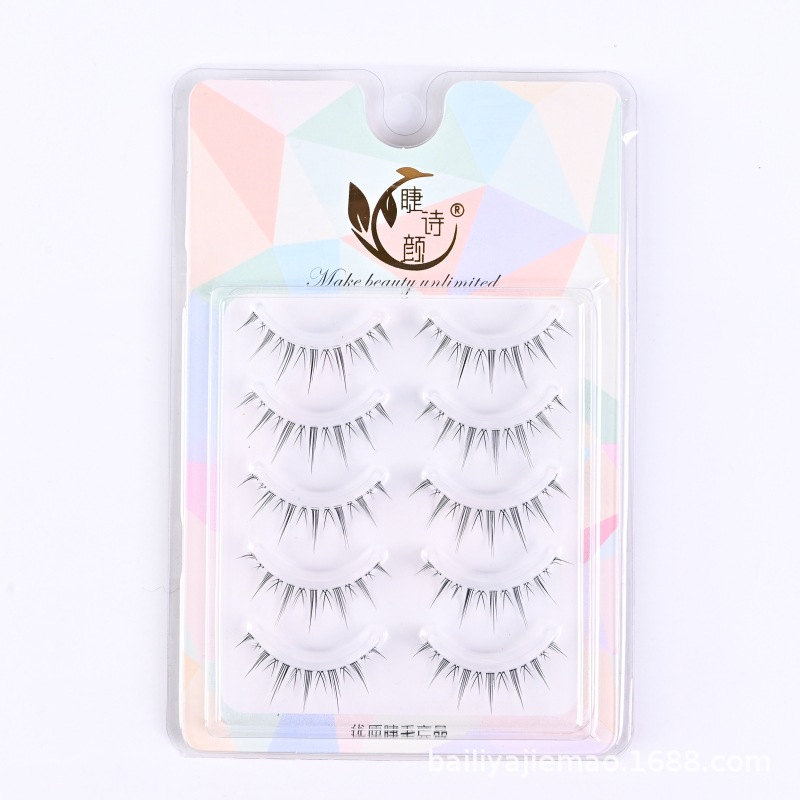 MAGEFY 5 Pairs Eyelashes Box Package Bulu Mata Palsu Eyelash dengan model babydoll 1463