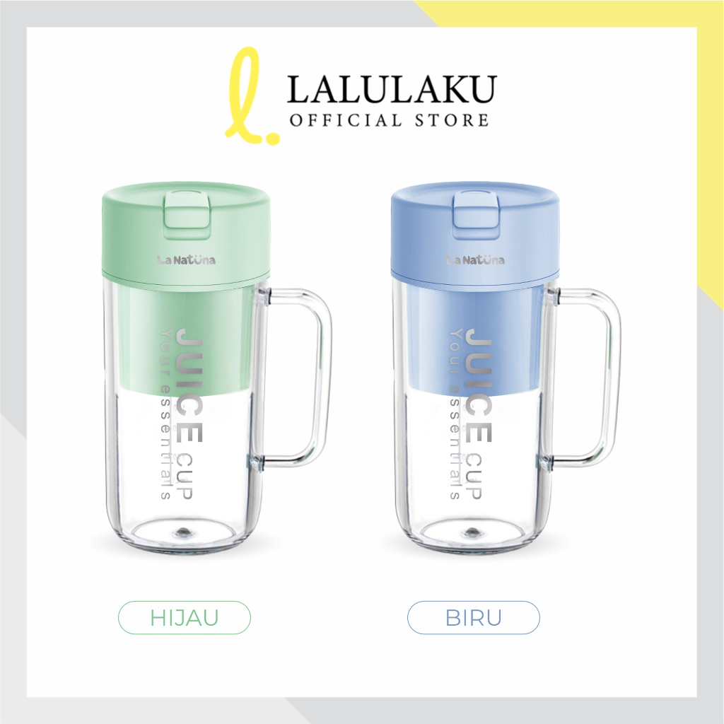 La Natuna Gelas Juice Blender 8 Pisau 340ml Portable Juicer Cup Jus USB Rechargeable