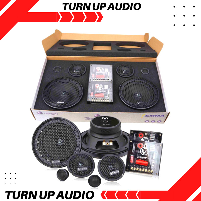 SPEAKER SPLIT 3 WAY Venom Black VX 6.3 B NEW ORIGINAL by VENOM