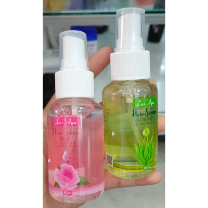 `ღ´ PHINKL `ღ´ Lus ayu hair serum 80ml - aloe vera  dan rose