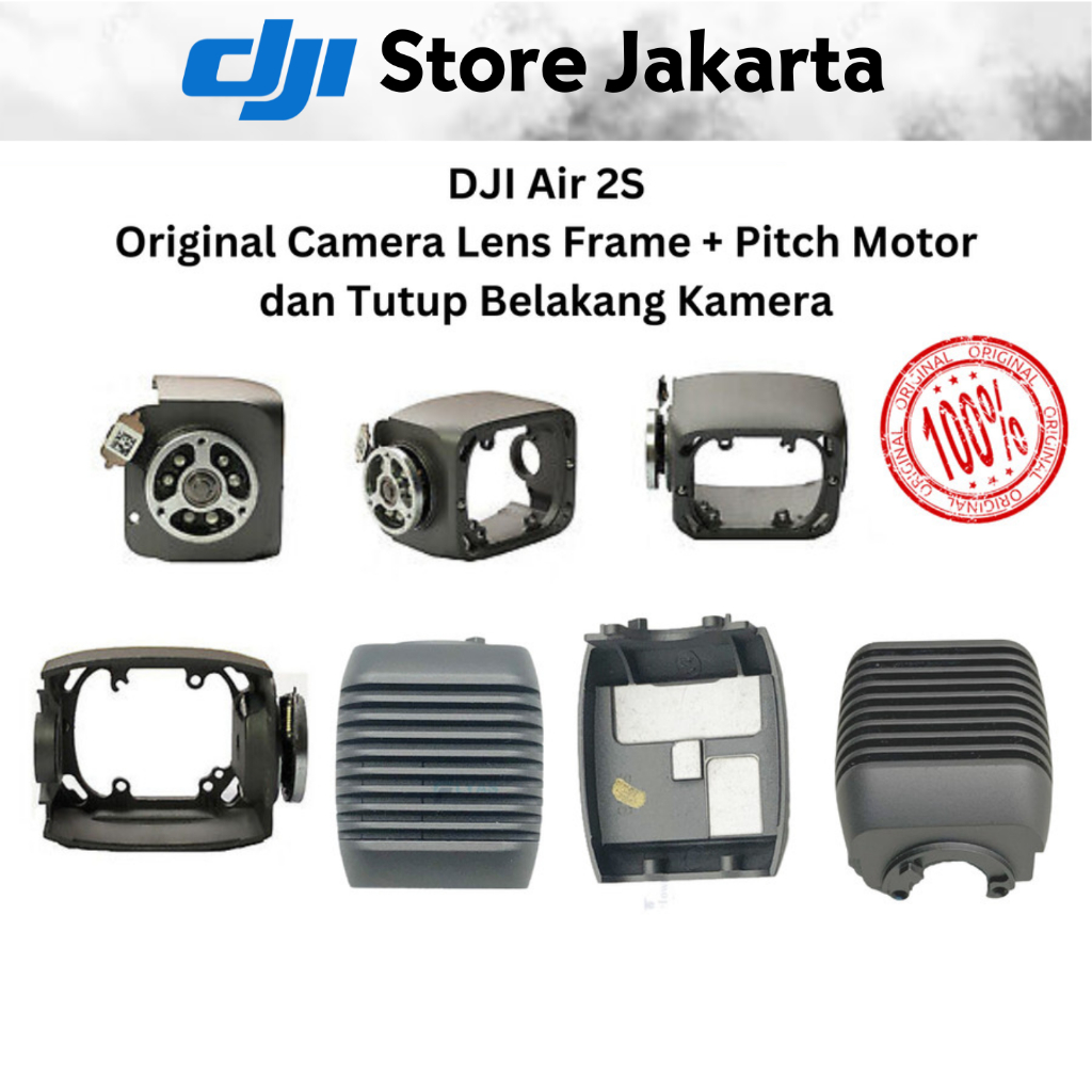 Camera Lens Frame DJI Air 2S Dengan Pitch Motor Back Cover Bracket