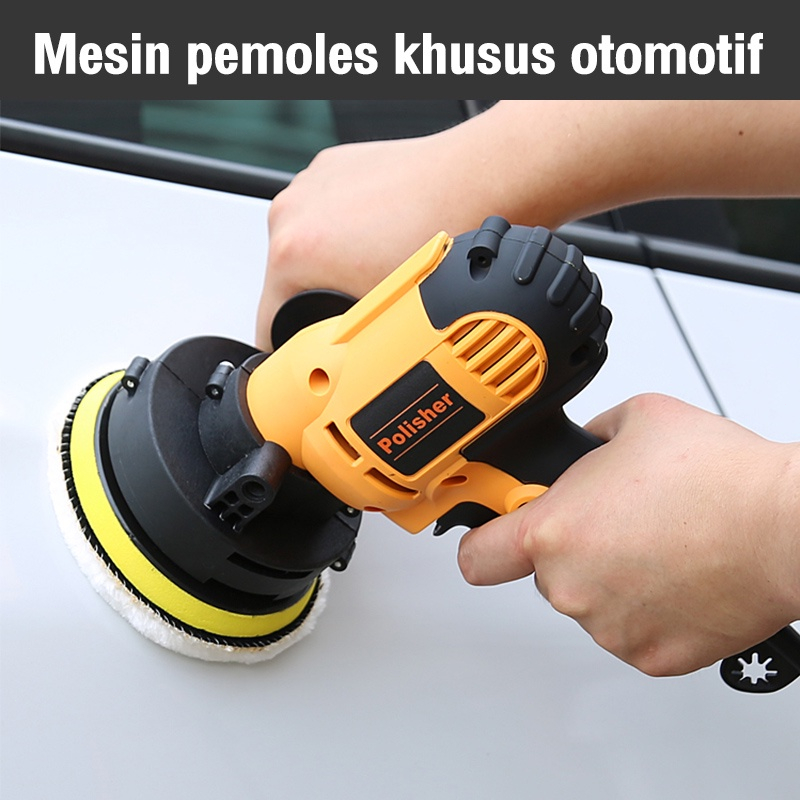 Reaim 400W Polisher Machine   Mesin Polisher   Mesin Poles multiguna  Mesin Polisher Poles Body Kendaraan Mobil Motor  Mesin Pengkilap-Mesin Polisher mesin bor