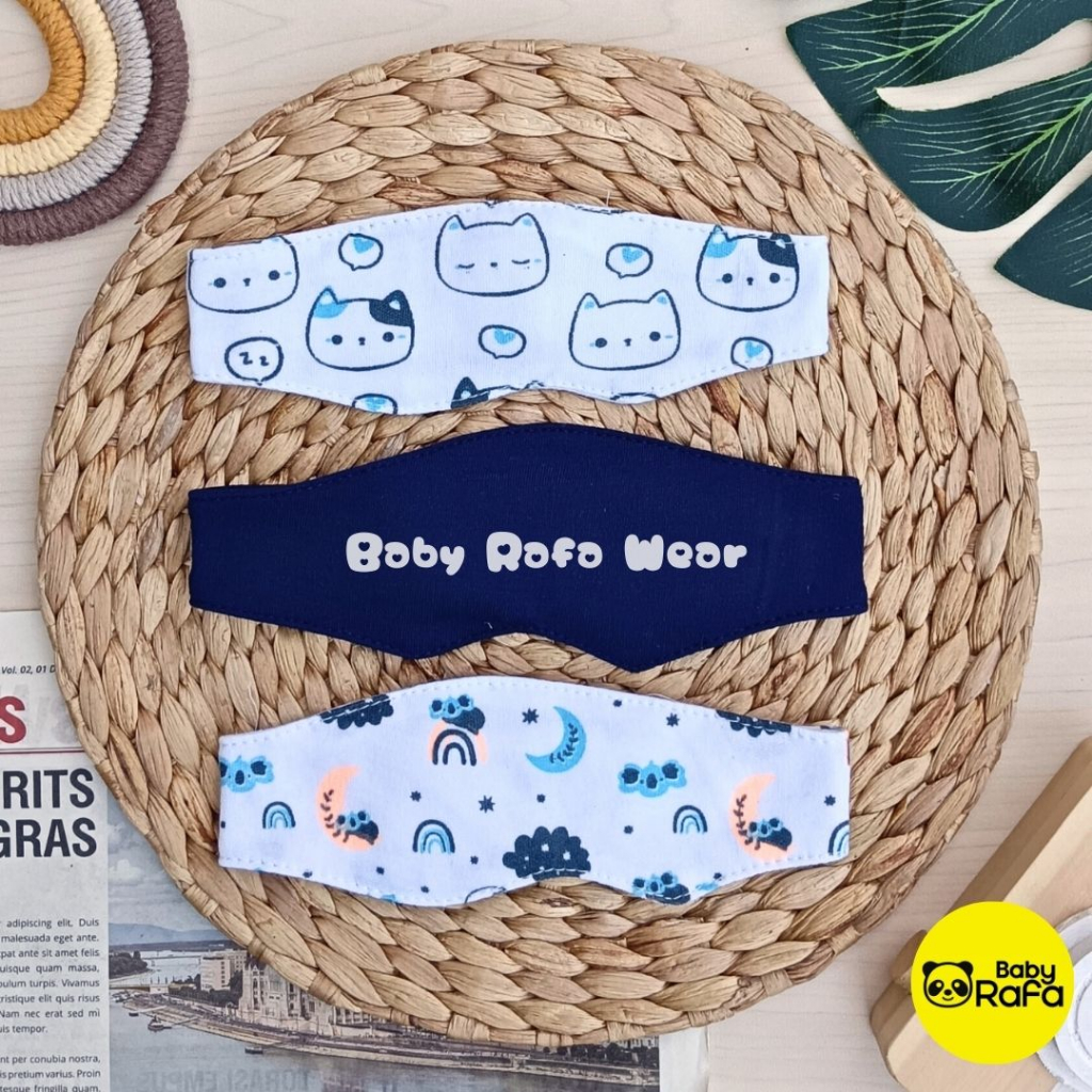 3 Pcs Kacamata Jemur Bayi Penutup dan Pelindung Mata Bayi Serian NAVY merk SNI Bolo - Bolo