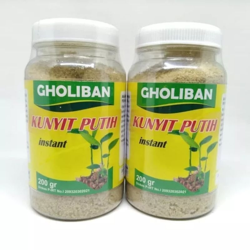 

Kunyit Putih Instant/ Kunyit Serbuk seduh gholiban 200gr