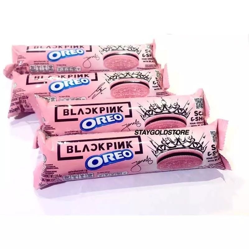 

Oreo Biskuit Blackpink Pink Cokkie Limited Edition