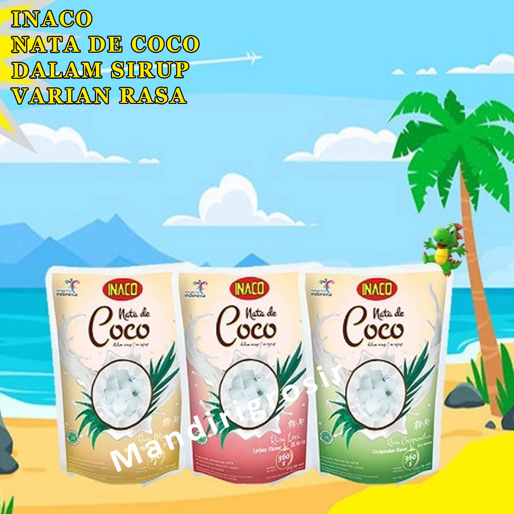 Minuman Coconut * Inaco Nata De Coco * Minuman Jelly Flavor * 360gr