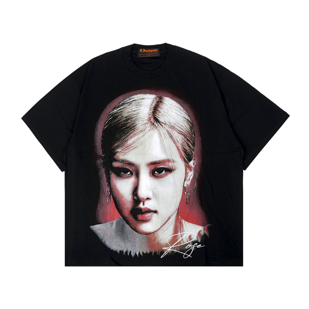 Tshirt Oversized Rose Blackpink