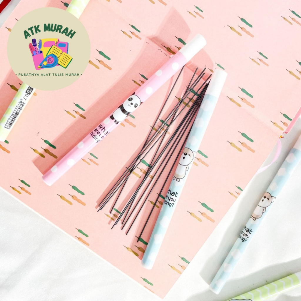 

ISI PENSIL POLKADOT TABUNG LANGMU LM-6303 ukuran 0.7 REFILL PENCIL TERMURAH COD KADO UNIK IMUT
