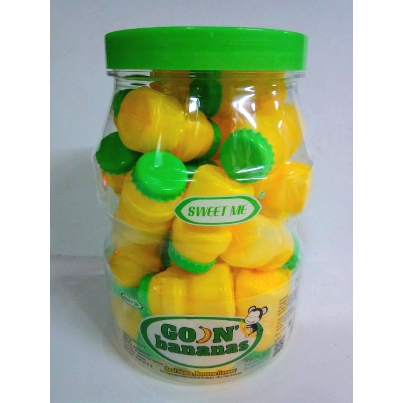 

Permen Cemilan Snack Goin Bananas Pisang Monyet Monkey Mainan Anak Murah (isi 30 pcs)