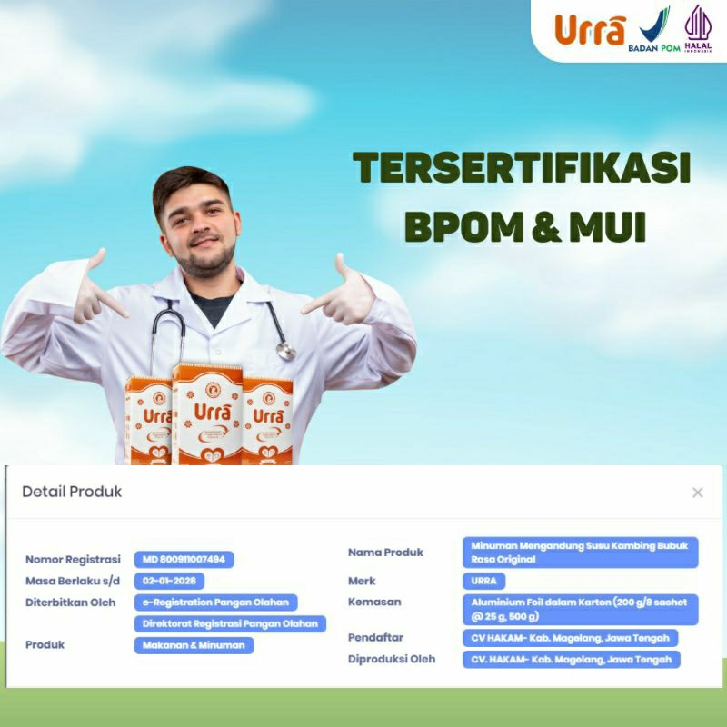 

New // Urra Susu Kambing Saneen Original Penambah Tinggi Dan Berat Badan Anak // 100% Original