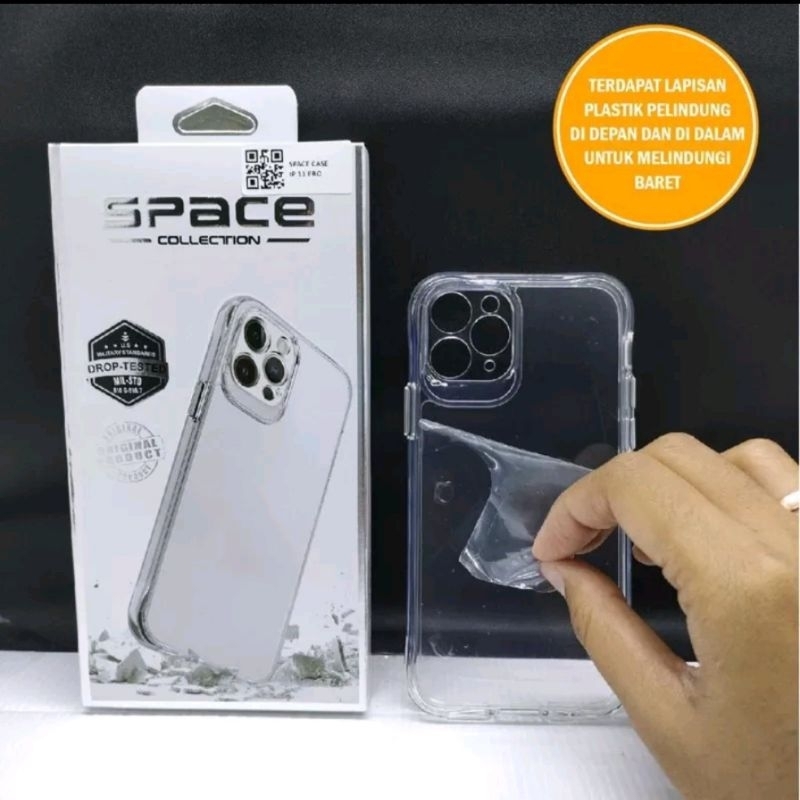 SPACE CASE ACRYLIC + PC / PELINDUNG CAMERA IPHONE 7 7+ 8 8+ X XS XR XSMAX 11 11PRO 11PROMAX 12 12PRO 12PROMAX 13 13PRO 13PROMAX 14 14PRO 14PLUS 14MAX 14PRO PRO MAX