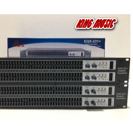 EQUALIZER DBX EQX231 + SUBWOOFER / EQX 231+ SUB NEW GRADE A++