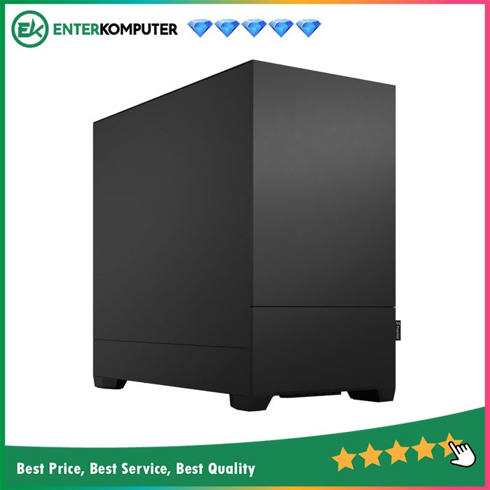 Casing Fractal Pop Mini Silent Black Solid