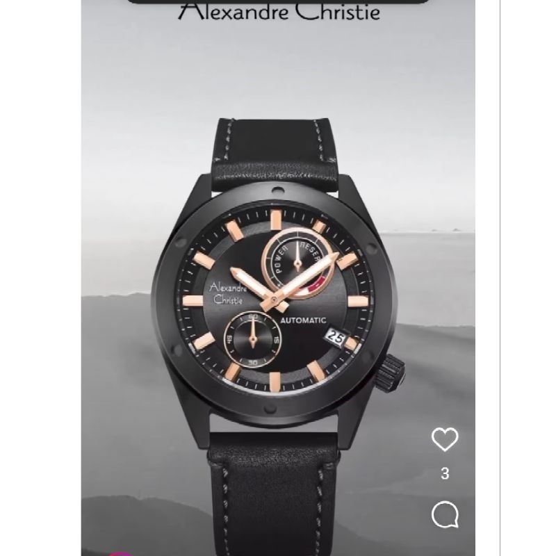 JAM TANGAN PRIA ALEXANDRE CHRISTIE AUTOMATIC AC3046 AC 3046 MAL ORIGINAL