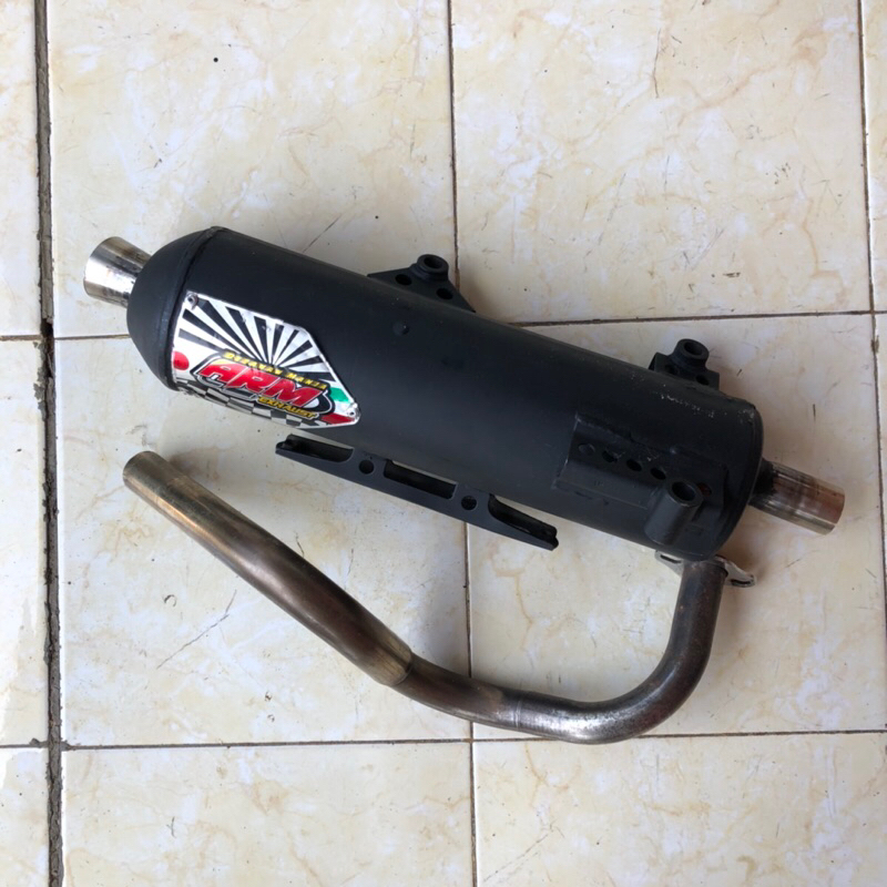 Knalpot Kondoman ARM Exhaust Honda Vario 125/150 Kode KZR Leheran MDM second